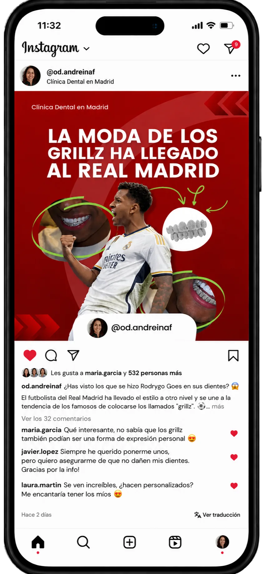Post educativo en Instagram